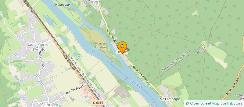 localisation de l'entreprise MONSIEUR JOHN VANHAESBROCK  PRESSAGNY L ORGUEILLEUX