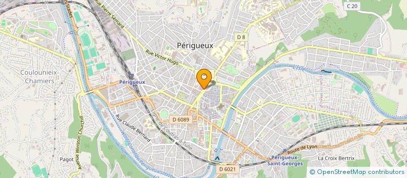 localisation de l'entreprise MONSIEUR JOHN VENANT  PERIGUEUX