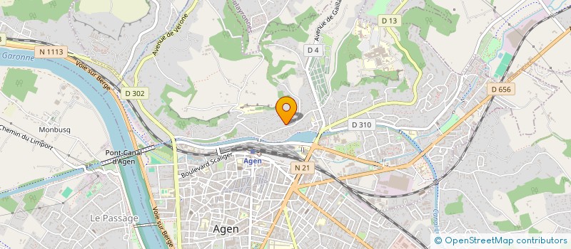 localisation de l'entreprise MONSIEUR JOHN VIDONNE  AGEN