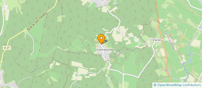 localisation de l'entreprise MONSIEUR JOHN WILLETT  SAINT-THEODORIT