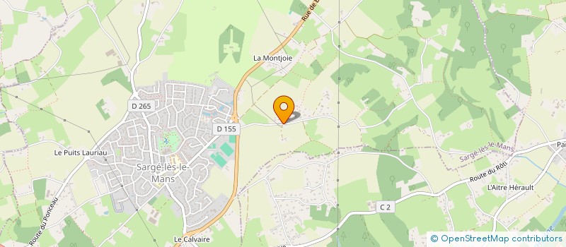 localisation de l'entreprise MONSIEUR JOHNATAN NORMAND  SARGE-LES-LE-MANS