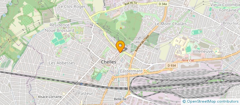 localisation de l'entreprise MONSIEUR JOHNN AGBOLO  CHELLES