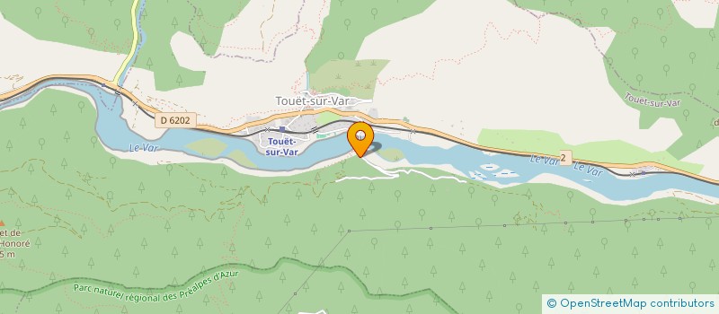 localisation de l'entreprise MONSIEUR JOHNNATAN FAURE  TOUET-SUR-VAR