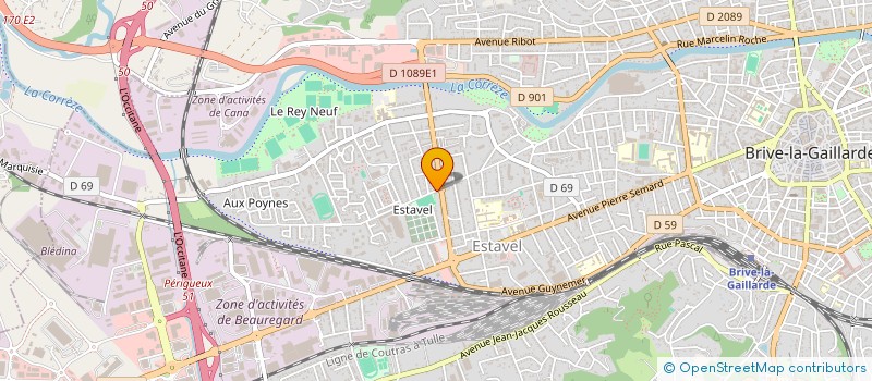 localisation de l'entreprise MONSIEUR JOHNNIER RIOS MEDINA  BRIVE-LA-GAILLARDE