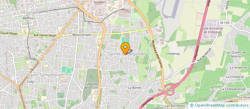 localisation de l'entreprise MONSIEUR JOHNNY ADELINE  TOURS