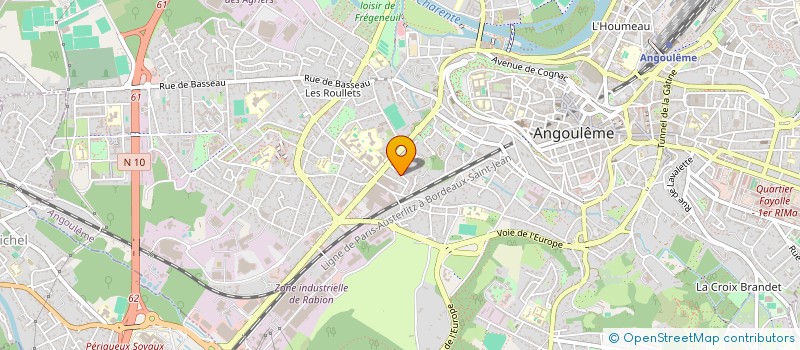 localisation de l'entreprise MONSIEUR JOHNNY ANGLADA à ANGOULEME