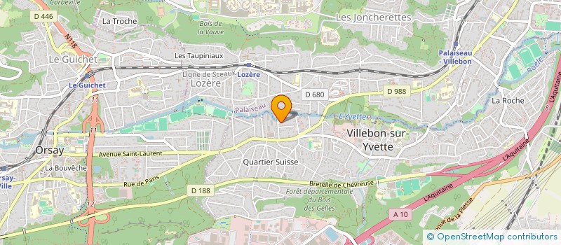 localisation de l'entreprise MONSIEUR JOHNNY ASSAF  VILLEBON-SUR-YVETTE