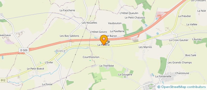 localisation de l'entreprise MONSIEUR JOHNNY BAPTISTE à COURGEOUT