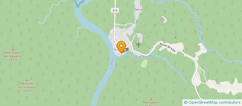 localisation de l'entreprise MONSIEUR JOHNNY BARBALAT  ROURA