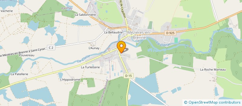 localisation de l'entreprise MONSIEUR JOHNNY BARRANGER à MEZIERES-EN-BRENNE