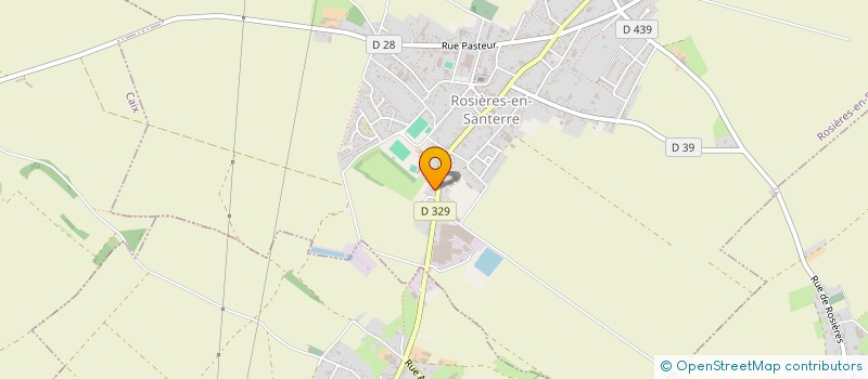 localisation de l'entreprise MONSIEUR JOHNNY BENARD  ROSIERES-EN-SANTERRE