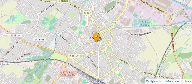 localisation de l'entreprise MONSIEUR JOHNNY BLANCART à BETHUNE