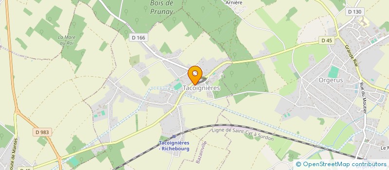 localisation de l'entreprise MONSIEUR JOHNNY BLAVOET  TACOIGNIERES