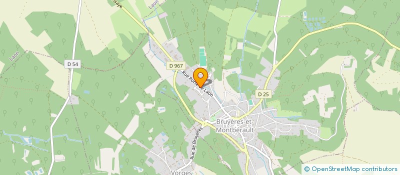 localisation de l'entreprise MONSIEUR JOHNNY BOCQUET à BRUYERES-ET-MONTBERAULT