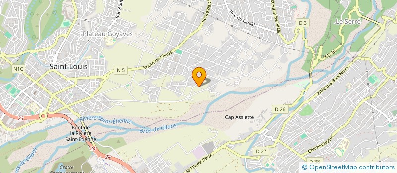 localisation de l'entreprise MONSIEUR JOHNNY BOTOKELY  SAINT-LOUIS