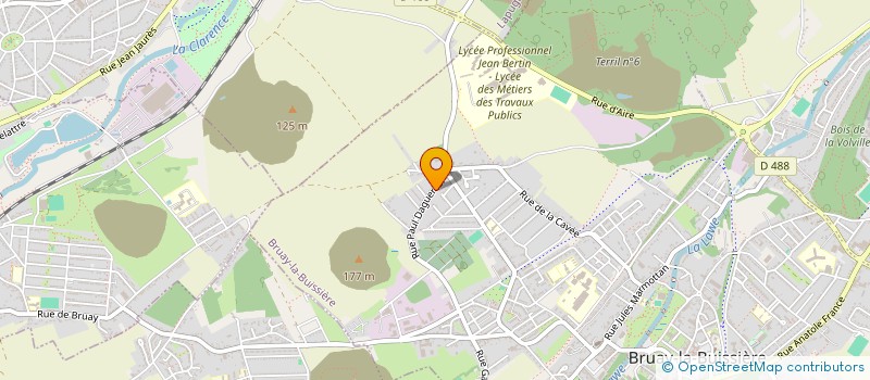 localisation de l'entreprise MONSIEUR JOHNNY BOULARD  BRUAY-LA-BUISSIERE