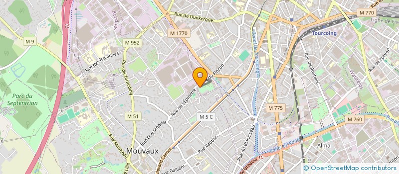 localisation de l'entreprise MONSIEUR JOHNNY BOUSLAH  TOURCOING