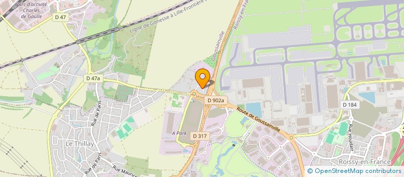 localisation de l'entreprise MONSIEUR JOHNNY BOUTHORS  GOUSSAINVILLE