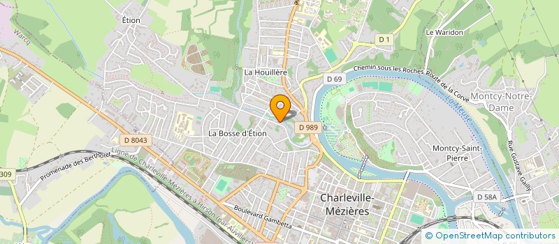 localisation de l'entreprise MONSIEUR JOHNNY BOUVART à CHARLEVILLE MEZIERES