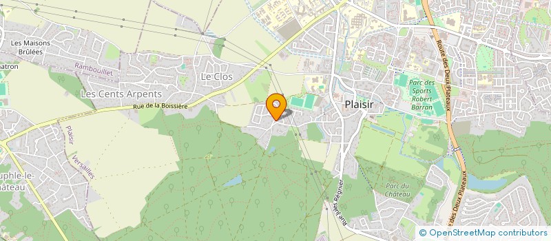 localisation de l'entreprise MONSIEUR JOHNNY BRUNO  PLAISIR