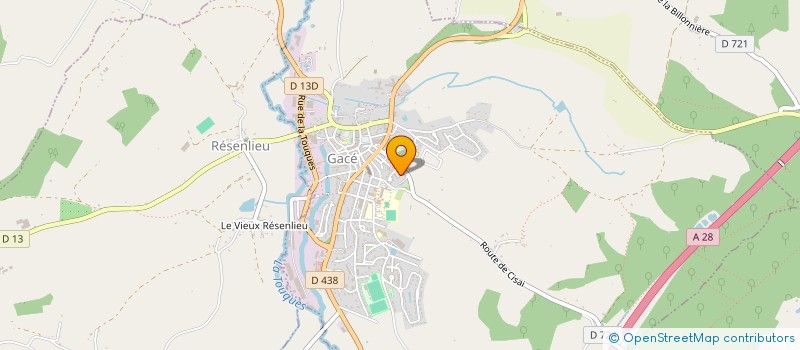 localisation de l'entreprise MONSIEUR JOHNNY BURGOT  GACE