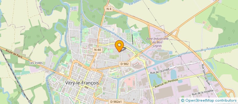 localisation de l'entreprise MONSIEUR JOHNNY BUTEUX à VITRY-LE-FRANCOIS
