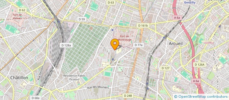 localisation de l'entreprise MONSIEUR JOHNNY CABALLERO GRAJALES  CACHAN