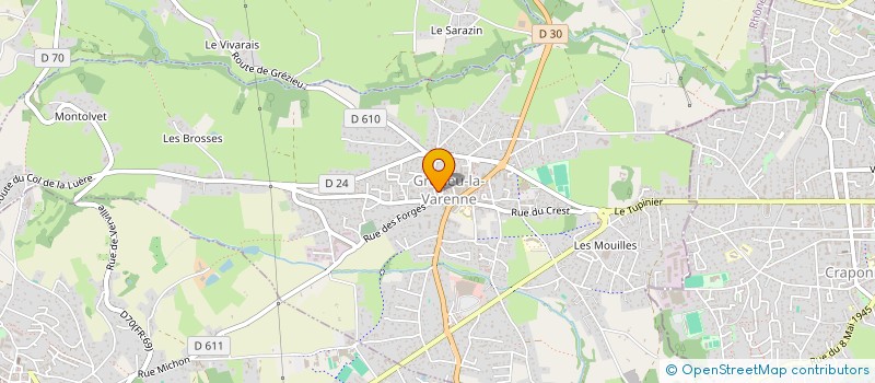 localisation de l'entreprise MONSIEUR JOHNNY CALVOSA à GREZIEU-LA-VARENNE