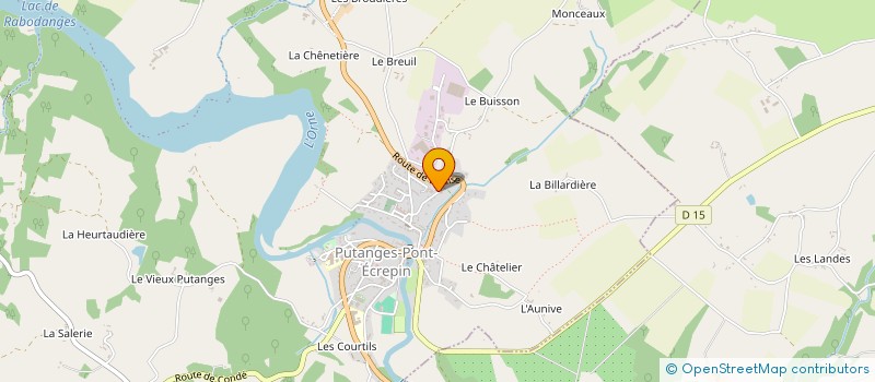 localisation de l'entreprise MONSIEUR JOHNNY CARLIN à PUTANGES-LE-LAC