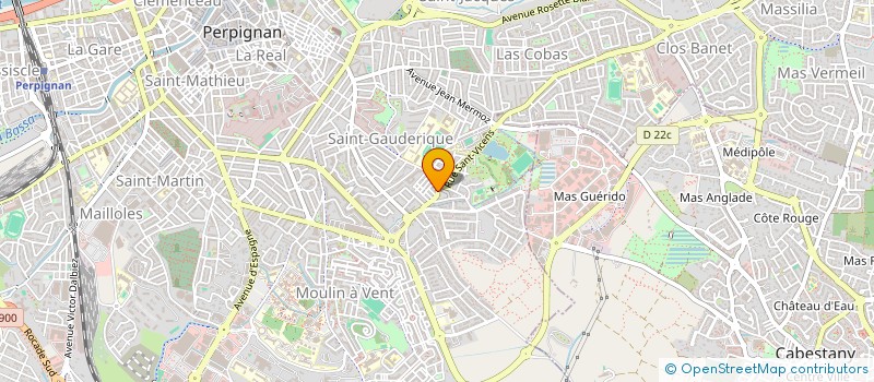 localisation de l'entreprise MONSIEUR JOHNNY CARON  PERPIGNAN