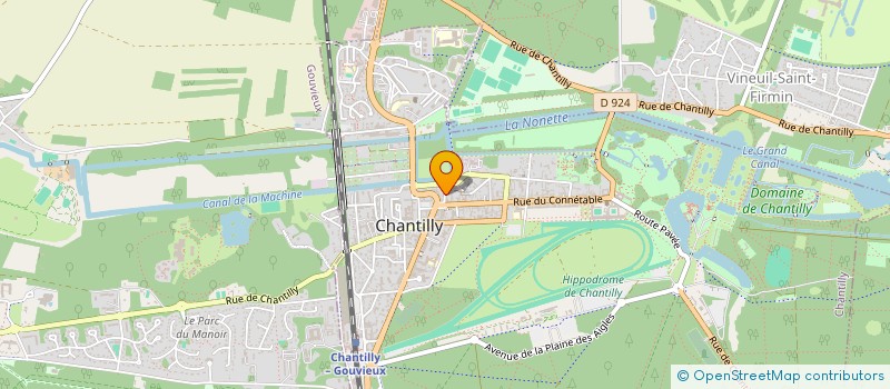 localisation de l'entreprise MONSIEUR JOHNNY CARVALHO  CHANTILLY