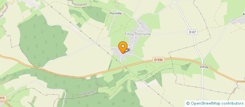 localisation de l'entreprise MONSIEUR JOHNNY CARVILLE  TILLOY-FLORIVILLE