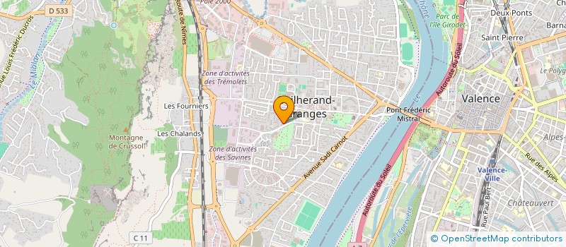 localisation de l'entreprise MONSIEUR JOHNNY CATIEPOLT  GUILHERAND-GRANGES