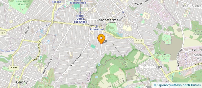 localisation de l'entreprise MONSIEUR JOHNNY CHRISTOL  MONTFERMEIL