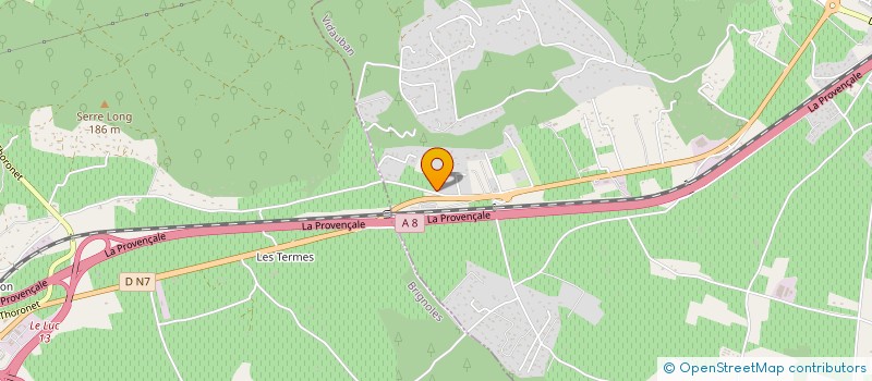 localisation de l'entreprise MONSIEUR JOHNNY CORRET  VIDAUBAN