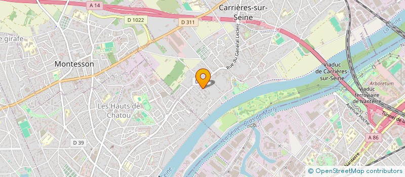 localisation de l'entreprise MONSIEUR JOHNNY DA SILVA à CARRIERES-SUR-SEINE