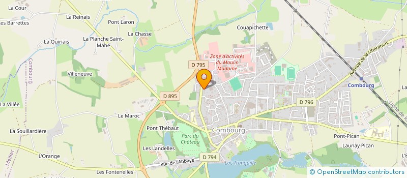 localisation de l'entreprise MONSIEUR JOHNNY DARTHEVEL  COMBOURG