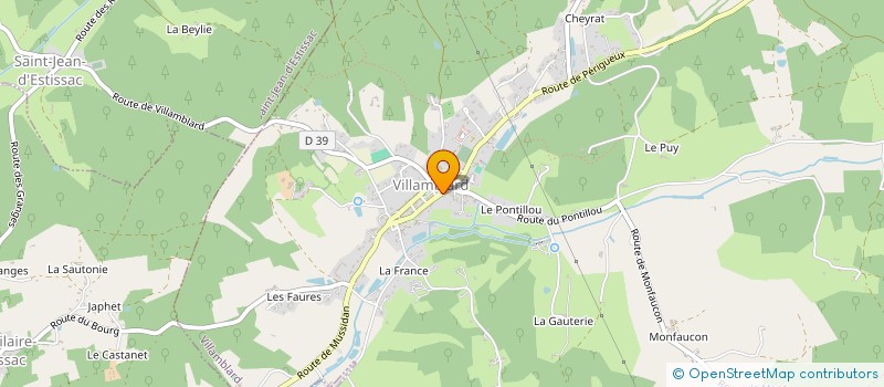 localisation de l'entreprise MONSIEUR JOHNNY DASTE  VILLAMBLARD