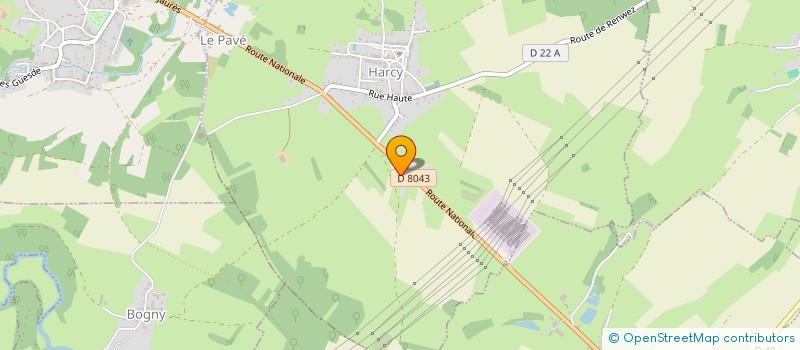 localisation de l'entreprise MONSIEUR JOHNNY DEBRENNE  HARCY