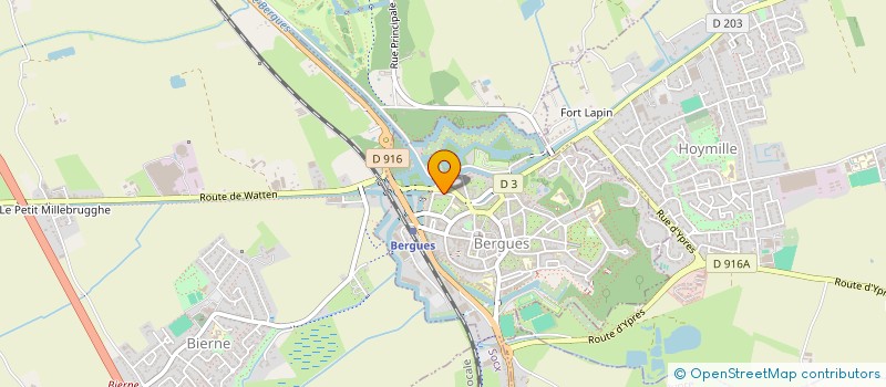 localisation de l'entreprise MONSIEUR JOHNNY DEGRAEVE  HOYMILLE