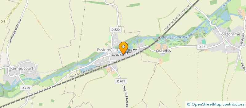 localisation de l'entreprise MONSIEUR JOHNNY DELACHER  ESSIGNY-LE-PETIT