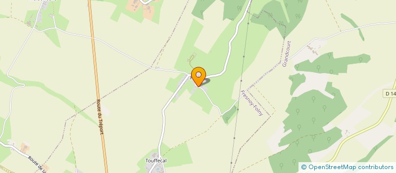 localisation de l'entreprise MONSIEUR JOHNNY DELFORGE  GRANDCOURT