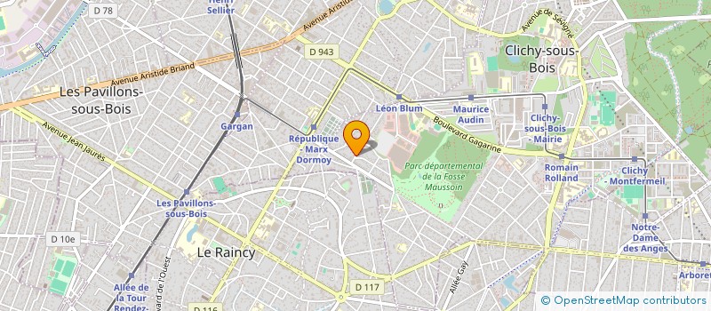 localisation de l'entreprise MONSIEUR JOHNNY DEMETER à CLICHY-SOUS-BOIS