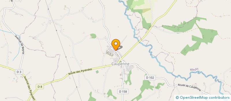 localisation de l'entreprise MONSIEUR JOHNNY DESMARET  CAUPENNE