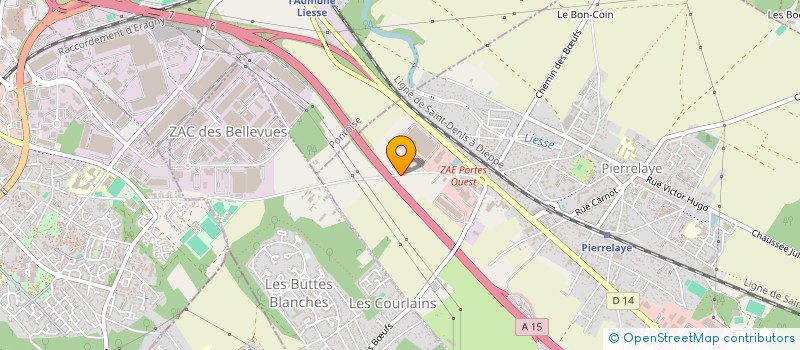 localisation de l'entreprise MONSIEUR JOHNNY DEZITTER  PIERRELAYE