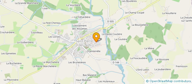 localisation de l'entreprise MONSIEUR JOHNNY DUE  SAINT-PIERRE-DES-NIDS