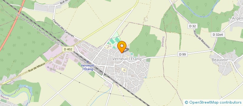 localisation de l'entreprise MONSIEUR JOHNNY DURAME  VERNEUIL-L'ETANG
