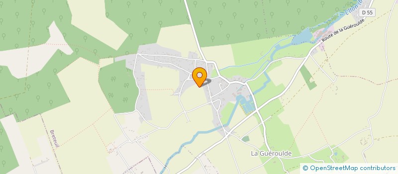localisation de l'entreprise MONSIEUR JOHNNY DURAND  BRETEUIL