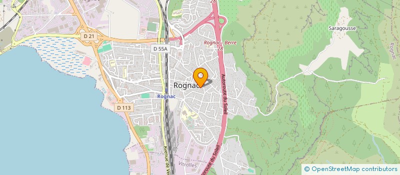 localisation de l'entreprise MONSIEUR JOHNNY DURANT  ROGNAC