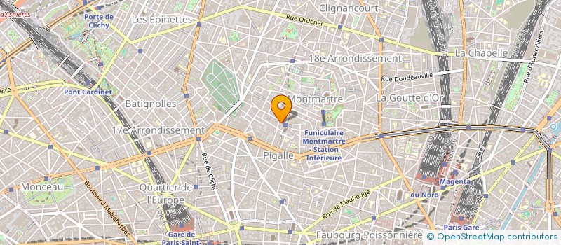 localisation de l'entreprise MONSIEUR JOHNNY EMILE  PARIS